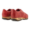 abby, clog sneakers damen mit biegsamer nachhaltiger holzsohle, farbe: rosso (rot), holzclogs woody, woody schuhe, woody shoes, handgemachte holzschuhe aus österreich, kärnten