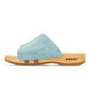 anja-farbe: baby blue (hellblau)_clogs pantoletten damen mit biegsamer nachhaltiger weidenholzsohle, holzclogs woody, woody schuhe, woody shoes, handgemachte holzschuhe aus österreich, kärnten