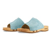 anja-farbe: baby blue (hellblau)_clogs pantoletten damen mit biegsamer nachhaltiger weidenholzsohle, holzclogs woody, woody schuhe, woody shoes, handgemachte holzschuhe aus österreich, kärnten