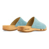 anja-farbe: baby blue (hellblau)_clogs pantoletten damen mit biegsamer nachhaltiger weidenholzsohle, holzclogs woody, woody schuhe, woody shoes, handgemachte holzschuhe aus österreich, kärnten