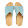 anja-farbe: baby blue (hellblau)_clogs pantoletten damen mit biegsamer nachhaltiger weidenholzsohle, holzclogs woody, woody schuhe, woody shoes, handgemachte holzschuhe aus österreich, kärnten