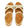 carmen, farbe: creme_clogs sandalen damen mit biegsamer nachhaltiger weidenholzsohle und knöchelriemchen, holzclogs woody, woody schuhe, woody shoes, handgemachte holzschuhe aus österreich, kärnten