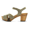 carmen, farbe: sand_clogs sandalen damen mit biegsamer nachhaltiger weidenholzsohle und knöchelriemchen, holzclogs woody, woody schuhe, woody shoes, handgemachte holzschuhe aus österreich, kärnten