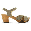 carmen, farbe: sand_clogs sandalen damen mit biegsamer nachhaltiger weidenholzsohle und knöchelriemchen, holzclogs woody, woody schuhe, woody shoes, handgemachte holzschuhe aus österreich, kärnten