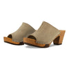 elly, farbe: sand_clogs pantolette damen mit absatz mit biegsamer nachhaltiger weidenholzsohle, holzclogs woody, woody schuhe, woody shoes, handgemachte holzschuhe aus österreich, kärnten