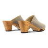 elly, farbe: sand_clogs pantolette damen mit absatz mit biegsamer nachhaltiger weidenholzsohle, holzclogs woody, woody schuhe, woody shoes, handgemachte holzschuhe aus österreich, kärnten