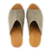 elly, farbe: sand_clogs pantolette damen mit absatz mit biegsamer nachhaltiger weidenholzsohle, holzclogs woody, woody schuhe, woody shoes, handgemachte holzschuhe aus österreich, kärnten