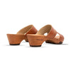 fiona-farbe: safor (braun), pantoletten clogs damen mit biegsamer nachhaltiger Holzsohle,holzclogs woody, woody schuhe, woody shoes, handgemachte holzschuhe aus österreich, kärnten