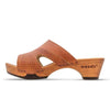 fiona-farbe: safor (braun), pantoletten clogs damen mit biegsamer nachhaltiger Holzsohle,holzclogs woody, woody schuhe, woody shoes, handgemachte holzschuhe aus österreich, kärnten