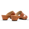 fiona-farbe: safor (braun), pantoletten clogs damen mit biegsamer nachhaltiger Holzsohle,holzclogs woody, woody schuhe, woody shoes, handgemachte holzschuhe aus österreich, kärnten