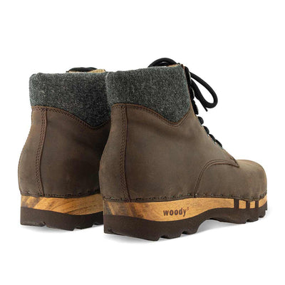 MORITZ-clog-boots-stiefel-herren-mit-biegsamer-nachhaltiger-holzsohle-farbe: caffe-braun-holzclogs-woody-schuhe-woody shoes-handgemachte-holzschuhe-aus-österreich-kärnten