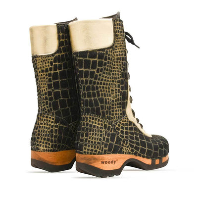 clogs damen ramona fell, farbe: cocco gold - alaska gold. stiefel, winterclog, winterclogs. damenstiefel clogs weiss. damen fellschuhe bestellen, fellclogs, weisse fellstiefel mit holzschuhe, holzclogs fell kaufen.