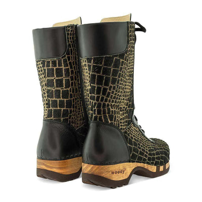 clogs damen ramona fell, farbe: cocco gold. stiefel, winterclog, winterclogs. damenstiefel clogs weiss. damen fellschuhe bestellen, fellclogs, weisse fellstiefel mit holzschuhe, holzclogs fell kaufen.