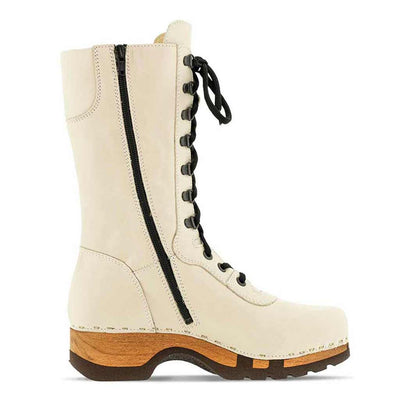 Ramona von woody Schuhe. Damen Stiefel mit hohem Schaft bestellen. Holzclog Stiefel. Holzstiefel. Stiefel für Damen handgemacht. Handgemachte Stiefel kaufen., farbe: nero (schwarz)Ramona von woody Schuhe. Damen Stiefel mit hohem Schaft bestellen. Holzclog Stiefel. Holzstiefel. Stiefel für Damen handgemacht. Handgemachte Stiefel kaufen, Farbe: creme (naturweiß)