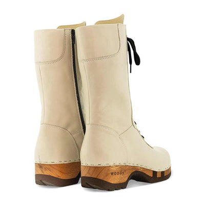 Ramona von woody Schuhe. Damen Stiefel mit hohem Schaft bestellen. Holzclog Stiefel. Holzstiefel. Stiefel für Damen handgemacht. Handgemachte Stiefel kaufen., farbe: nero (schwarz)Ramona von woody Schuhe. Damen Stiefel mit hohem Schaft bestellen. Holzclog Stiefel. Holzstiefel. Stiefel für Damen handgemacht. Handgemachte Stiefel kaufen, Farbe: creme (naturweiß)