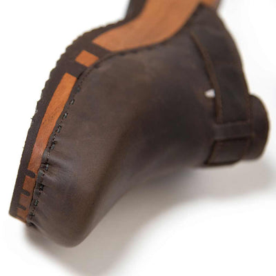 leon, clogs herren mit biegsamer nachhaltiger holzsohle, farbe: caffe-braun, holzclogs woody, woody schuhe, woody shoes, handgemachte holzschuhe aus österreich, kärnten